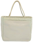 PRD Hand Bag Nylon White Auth 67984