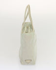 PRD Hand Bag Nylon White Auth 67984