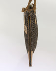 PRD Hand Bag Wool Brown Auth 68624