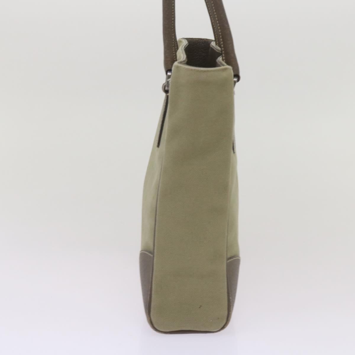 PRD Hand Bag Canvas Khaki Auth 68681