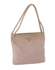 PRD Hand Bag Nylon Pink Auth 68870