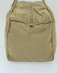 PRD Hand Bag Nylon Beige Auth 68875