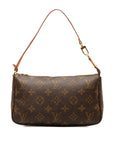 Brown LV Monogram Pochette Accessoires Shoulder Bag