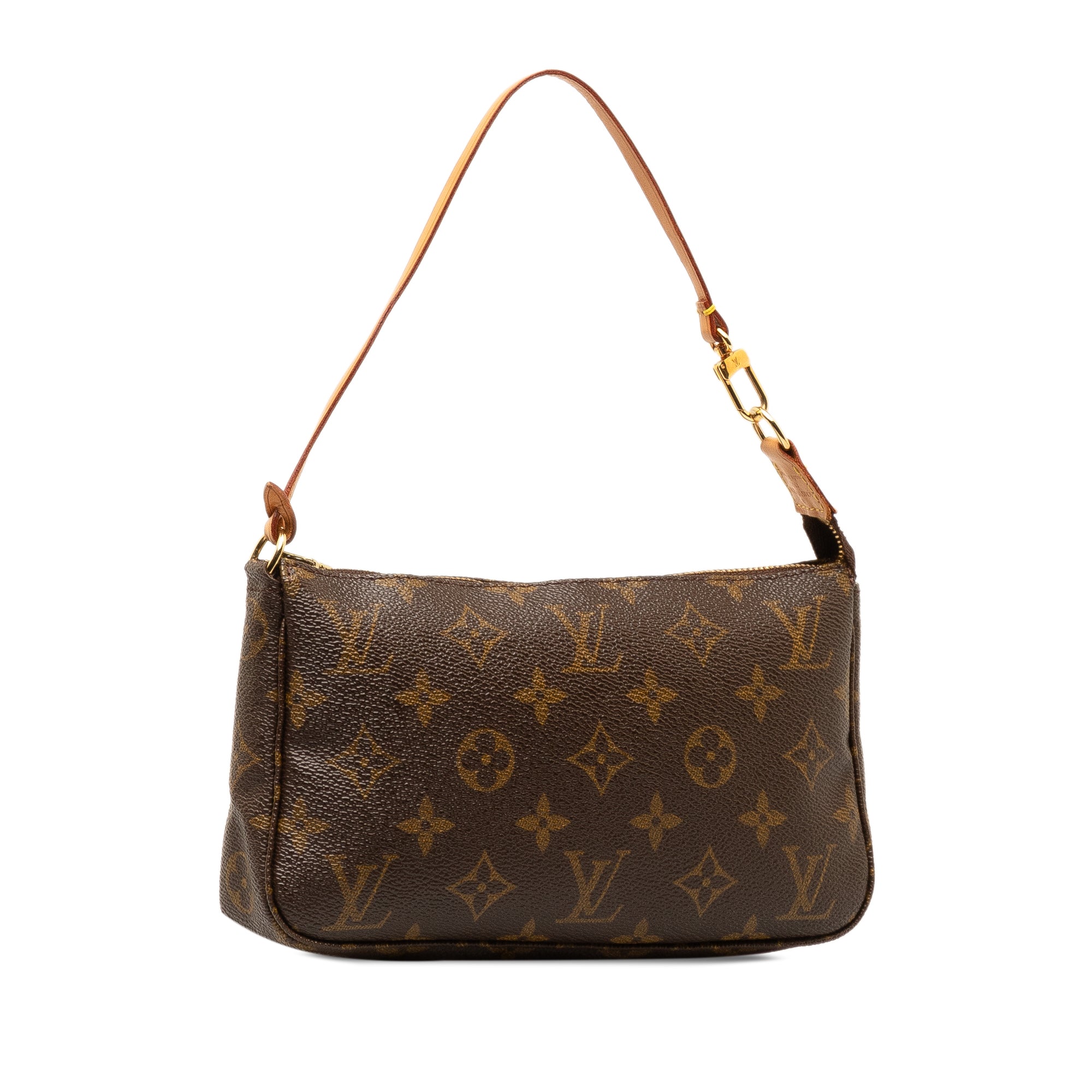 Brown LV Monogram Pochette Accessoires Shoulder Bag