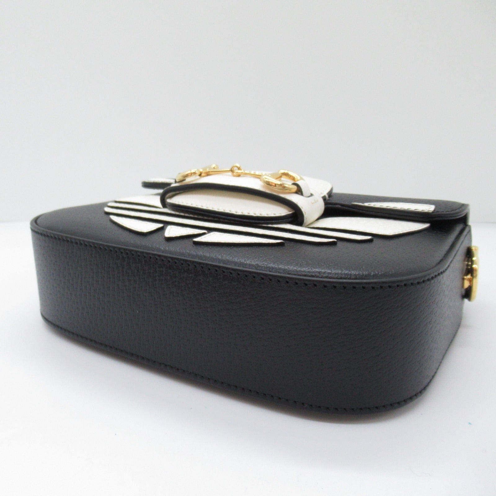 GCCI  adidas Shoulder Bag Shoulder Bag Leather  Black White 658574