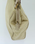 PRD Hand Bag Nylon Beige Auth 69075