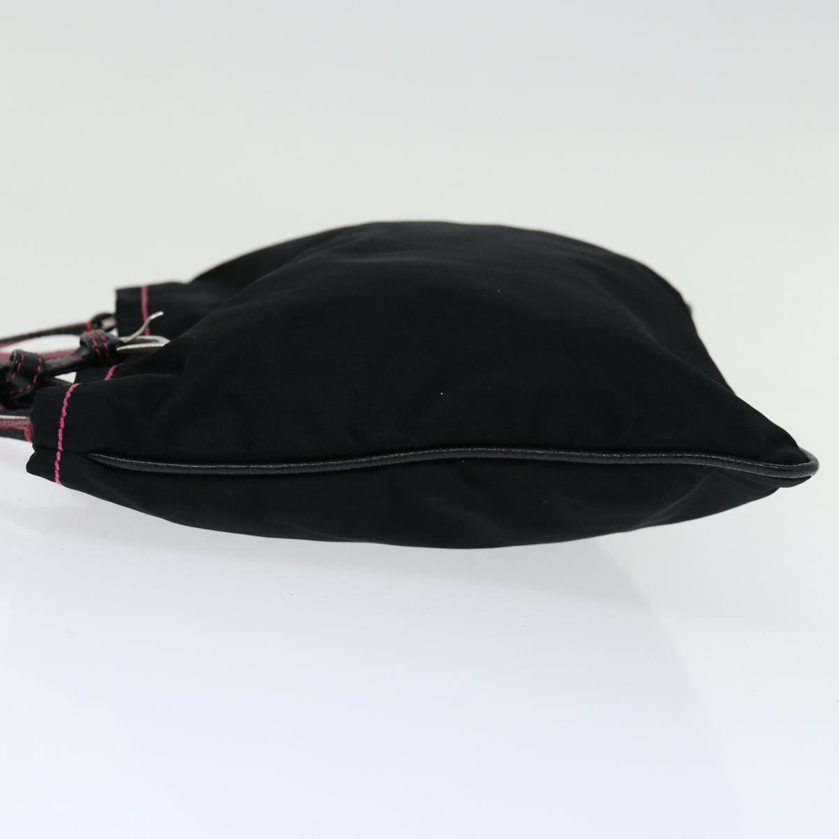 PRD Hand Bag Nylon Black Auth 69648