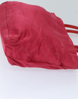 PRD Hand Bag Satin Red Auth 69745