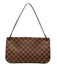 Brown LV Damier Ebene AuBagne Shoulder Bag