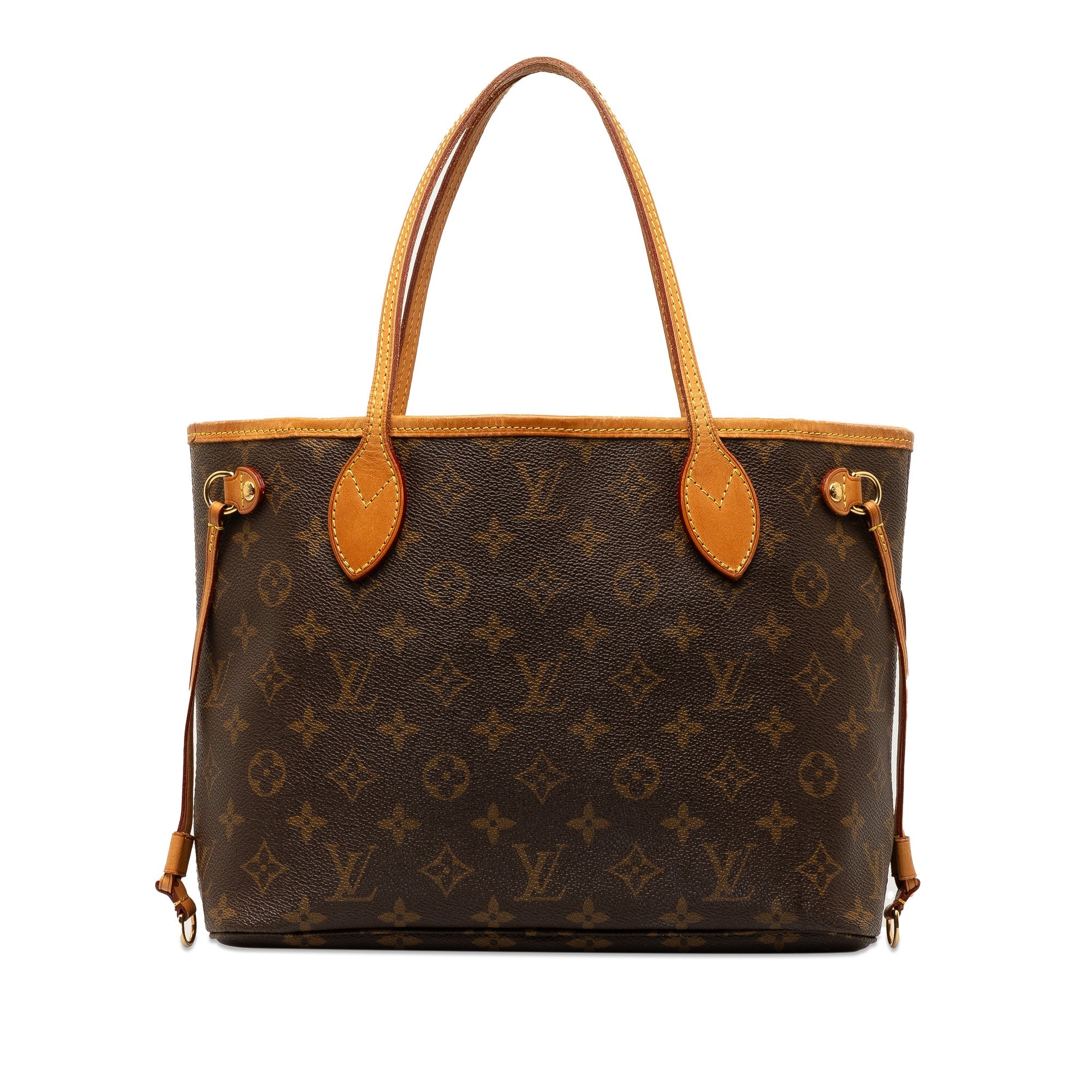 Brown LV Monogram Neverfull PM Tote Bag