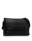 Black LV Monogram Shadow Sprinter Messenger Bag