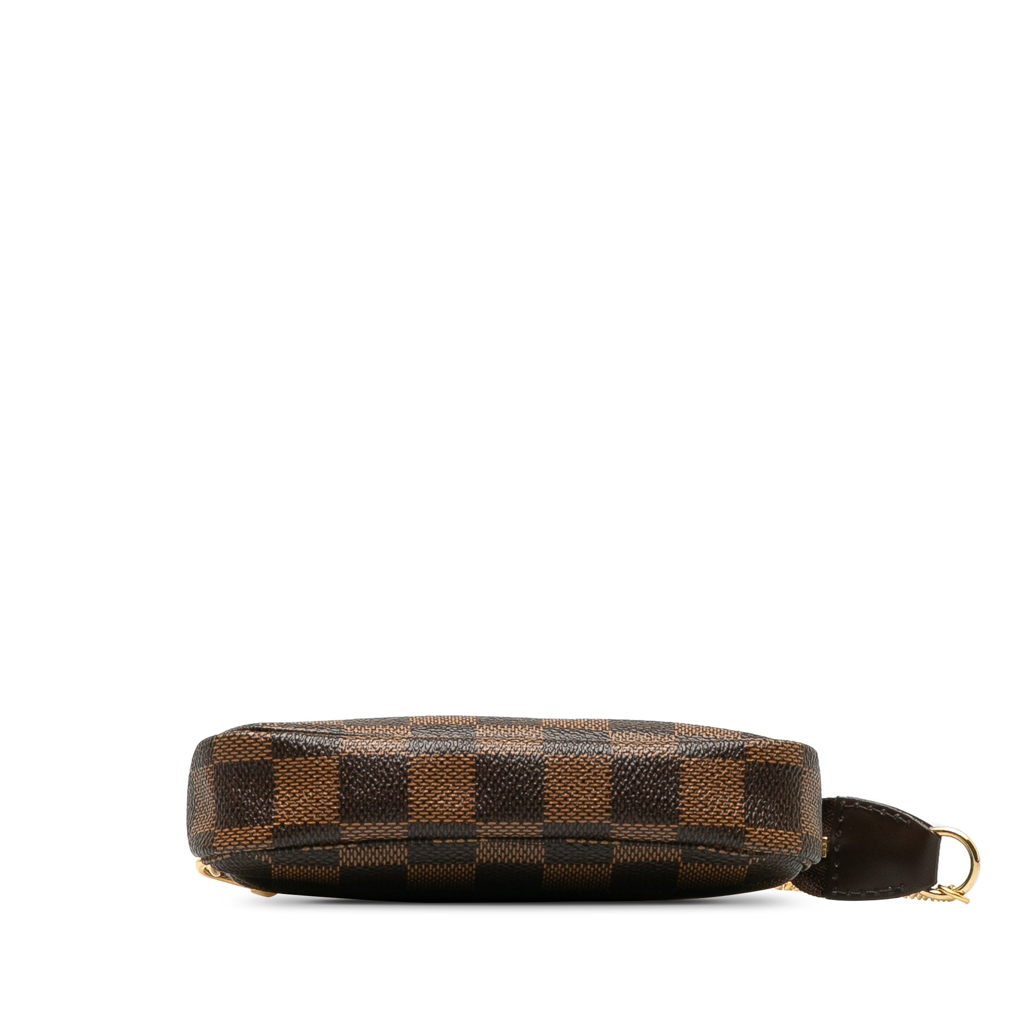 Brown LV Damier Ebene Trunks and Bags Mini Pochette Accessoires Shoulder Bag