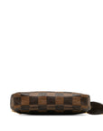 Brown LV Damier Ebene Trunks and Bags Mini Pochette Accessoires Shoulder Bag