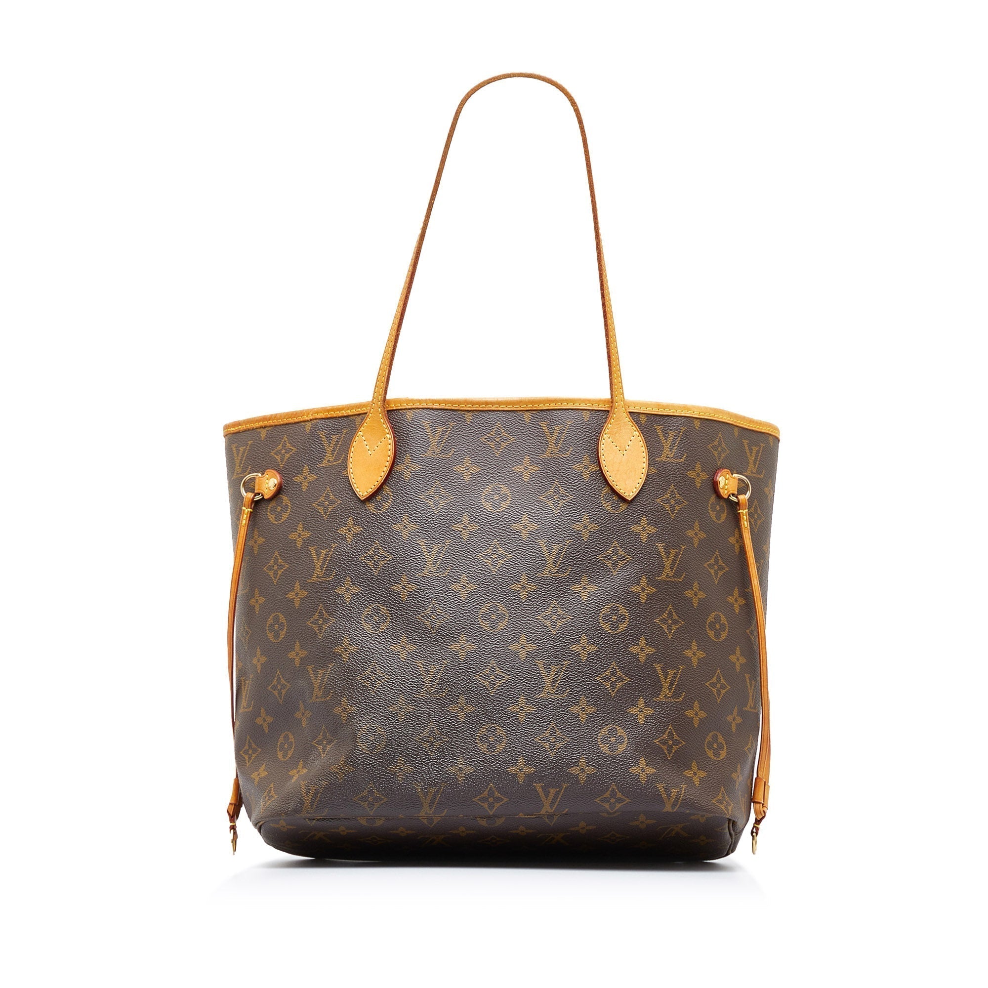 Brown LV Monogram Neverfull MM Tote Bag