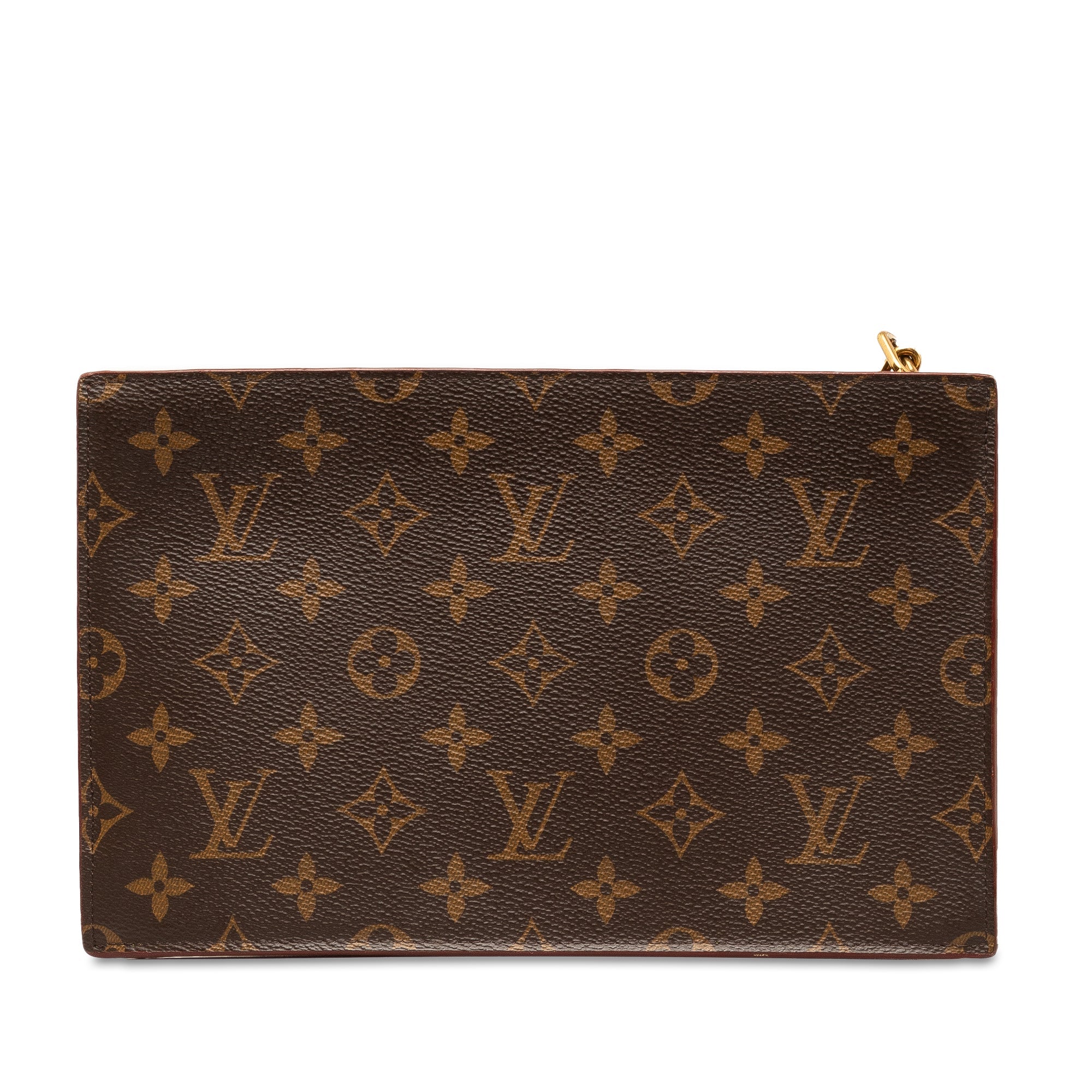 Brown LV Monogram Legacy Chain Clutch