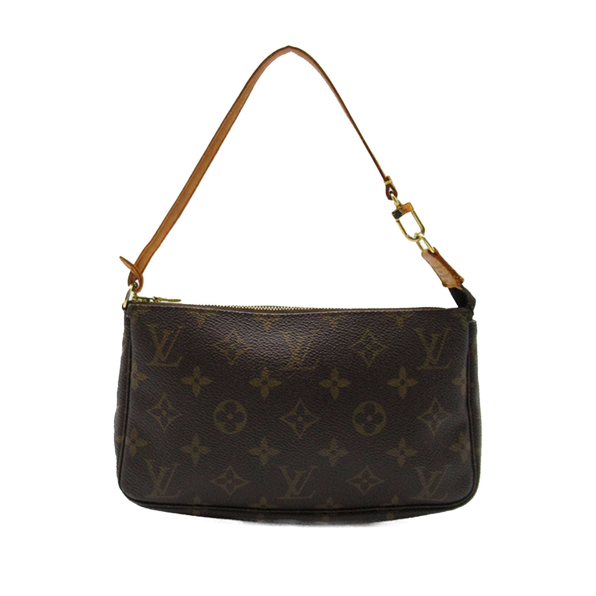 Brown LV Monogram Pochette Accessoires Shoulder Bag