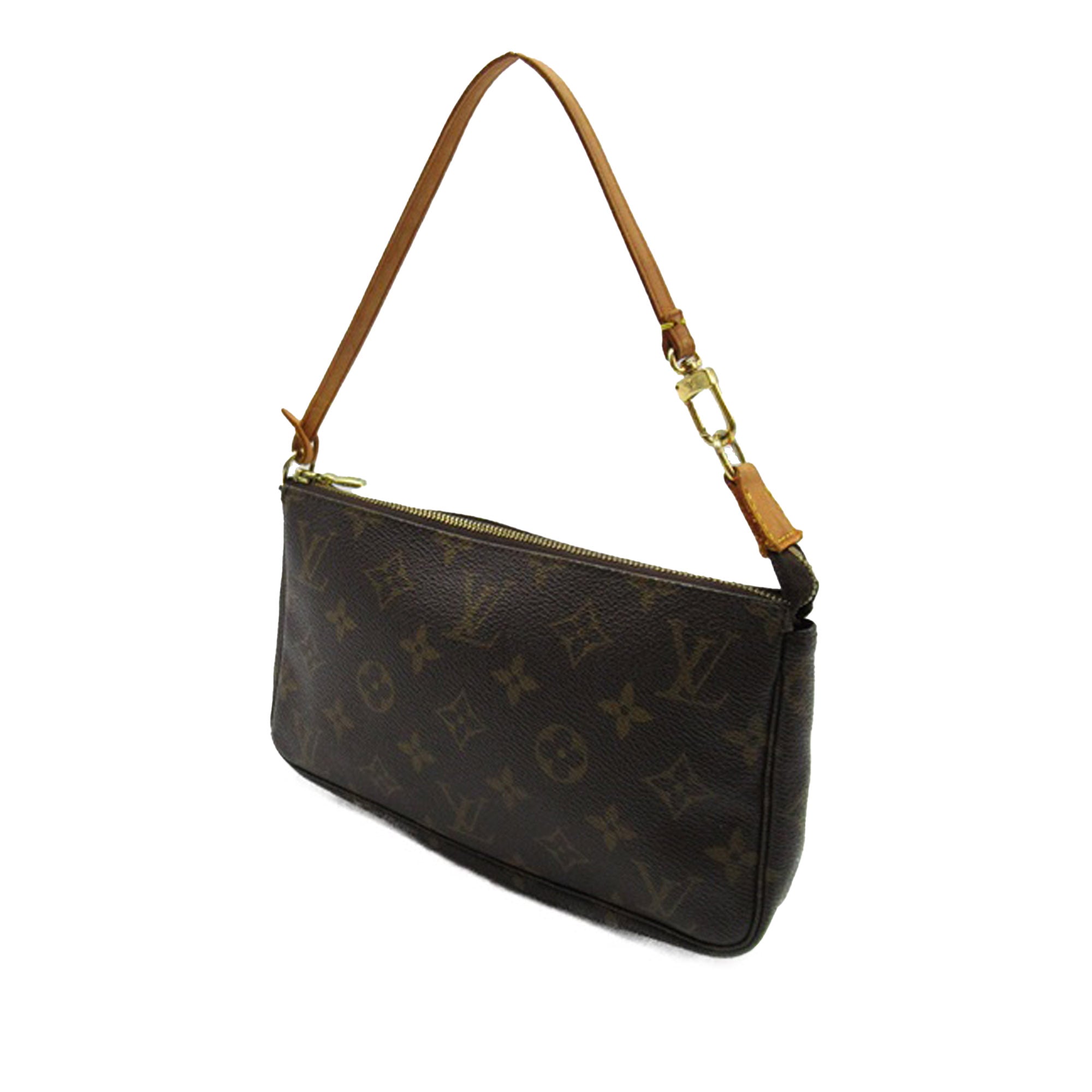 Brown LV Monogram Pochette Accessoires Shoulder Bag