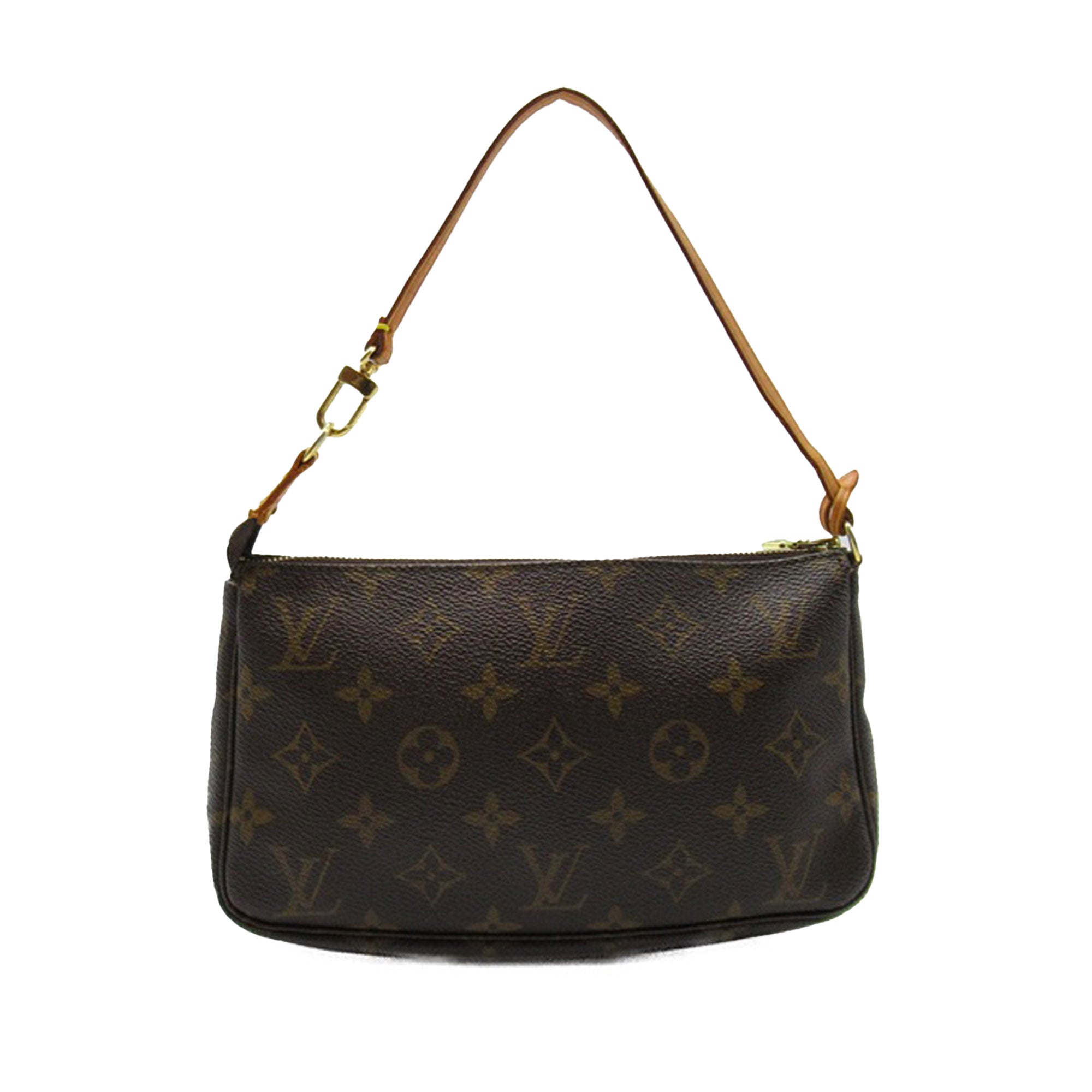 Brown LV Monogram Pochette Accessoires Shoulder Bag