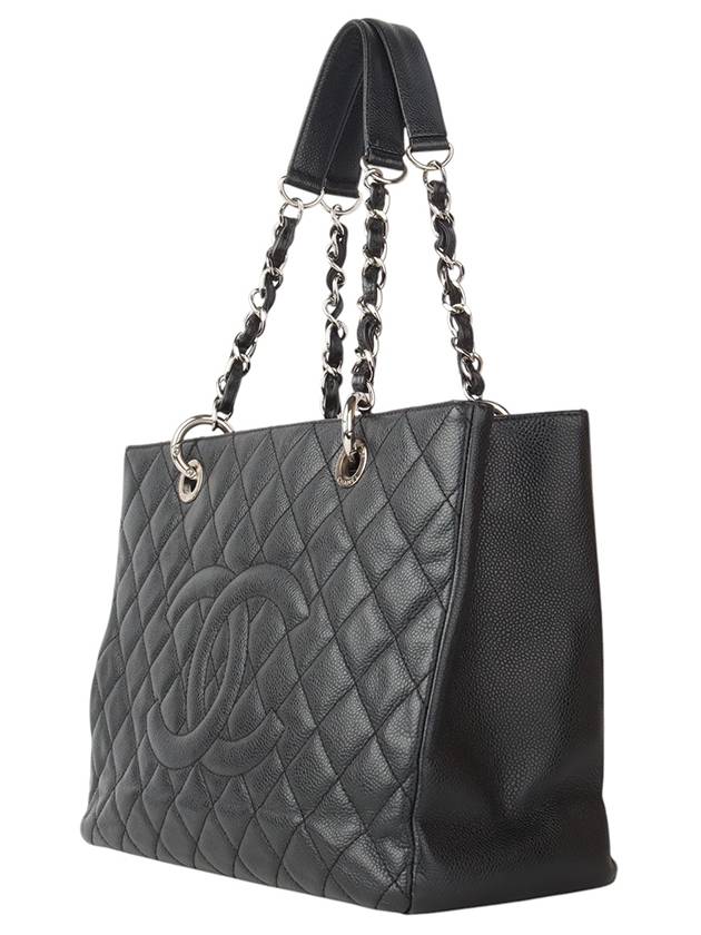 A50995 Caviar Grand Shopping silver shoulder bag 34090K 2 CH