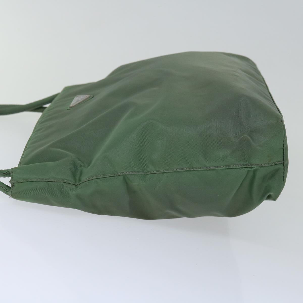 PRD Hand Bag Nylon Khaki Auth 70592