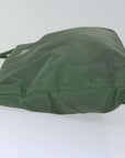 PRD Hand Bag Nylon Khaki Auth 70592
