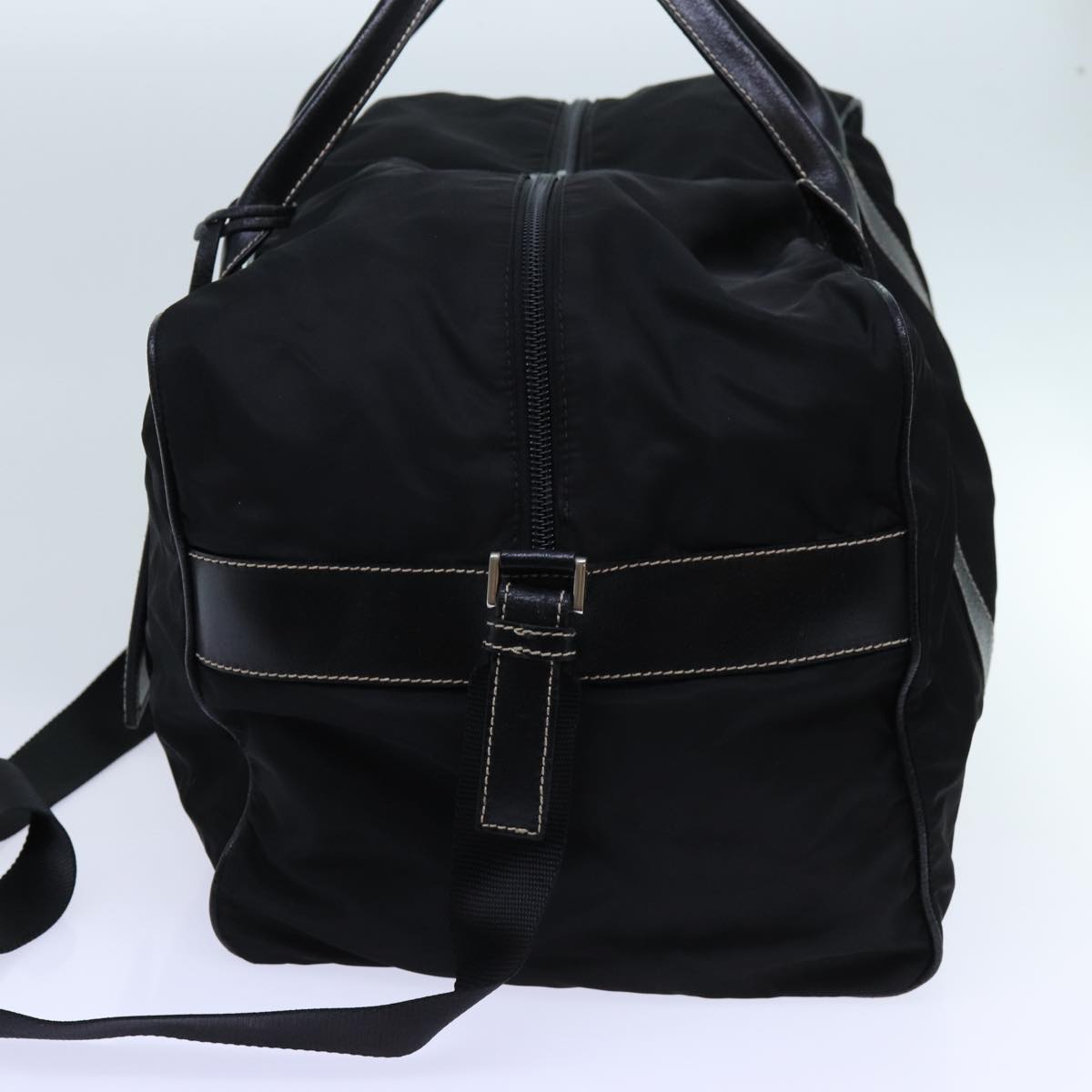 PRD Boston Bag Nylon 2way Black Auth 70821