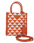 PRD Hand Bag Canvas 2way Orange Auth 71577SA