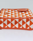 PRD Hand Bag Canvas 2way Orange Auth 71577SA