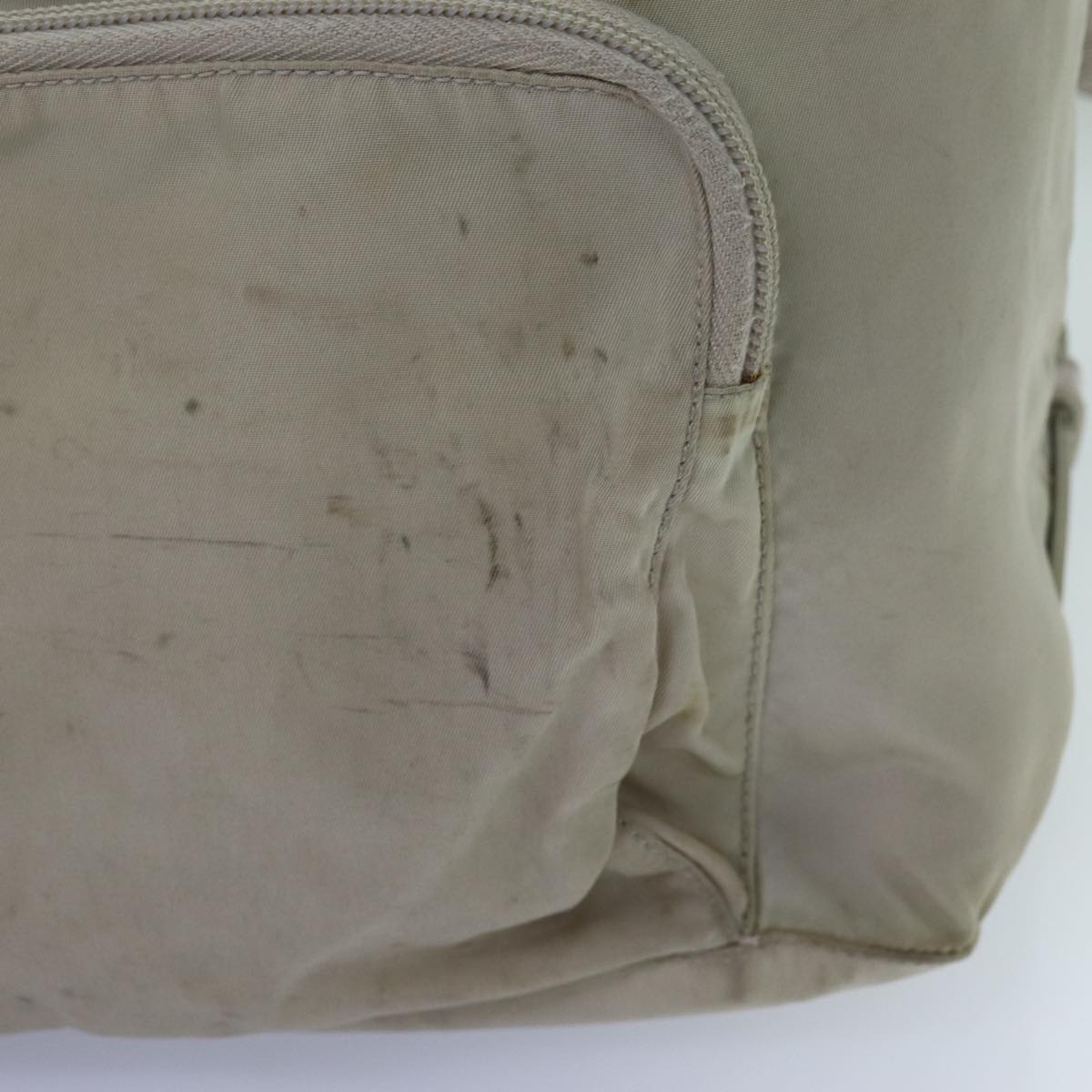 PRD Backpack Nylon Cream Auth 71853