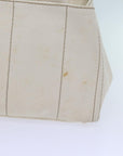PRD Canapa MM Hand Bag Canvas White Auth 71877