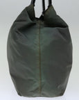 PRD Hand Bag Nylon Khaki Auth 72006
