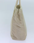 PRD Hand Bag Nylon Beige Auth 72007