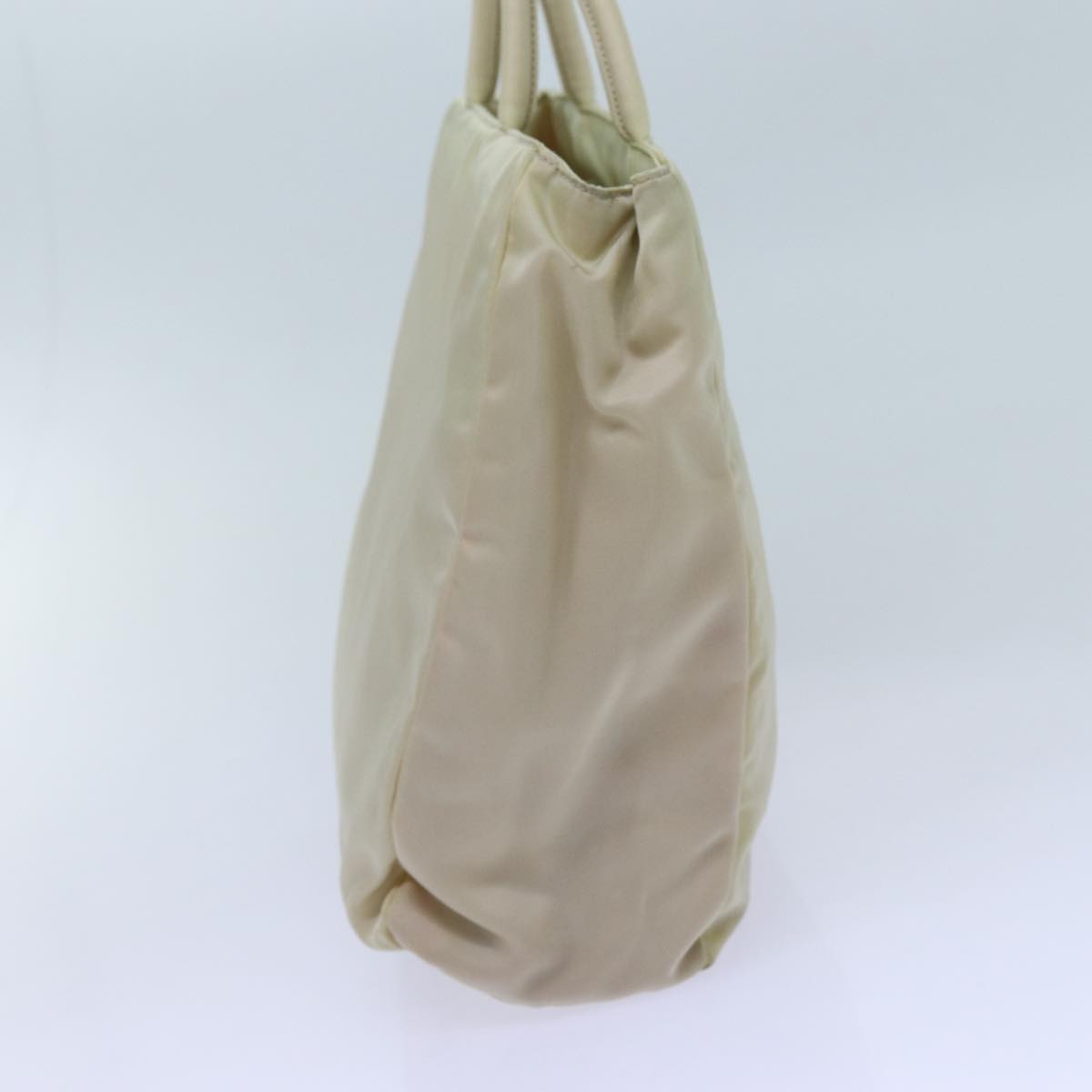 PRD Hand Bag Nylon Beige Auth 72007