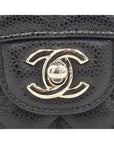 A01112 Caviar Classic Medium M Size Flap Chain Shoulder Bag CH
