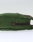 PRD Hand Bag Nylon Khaki Auth 72610