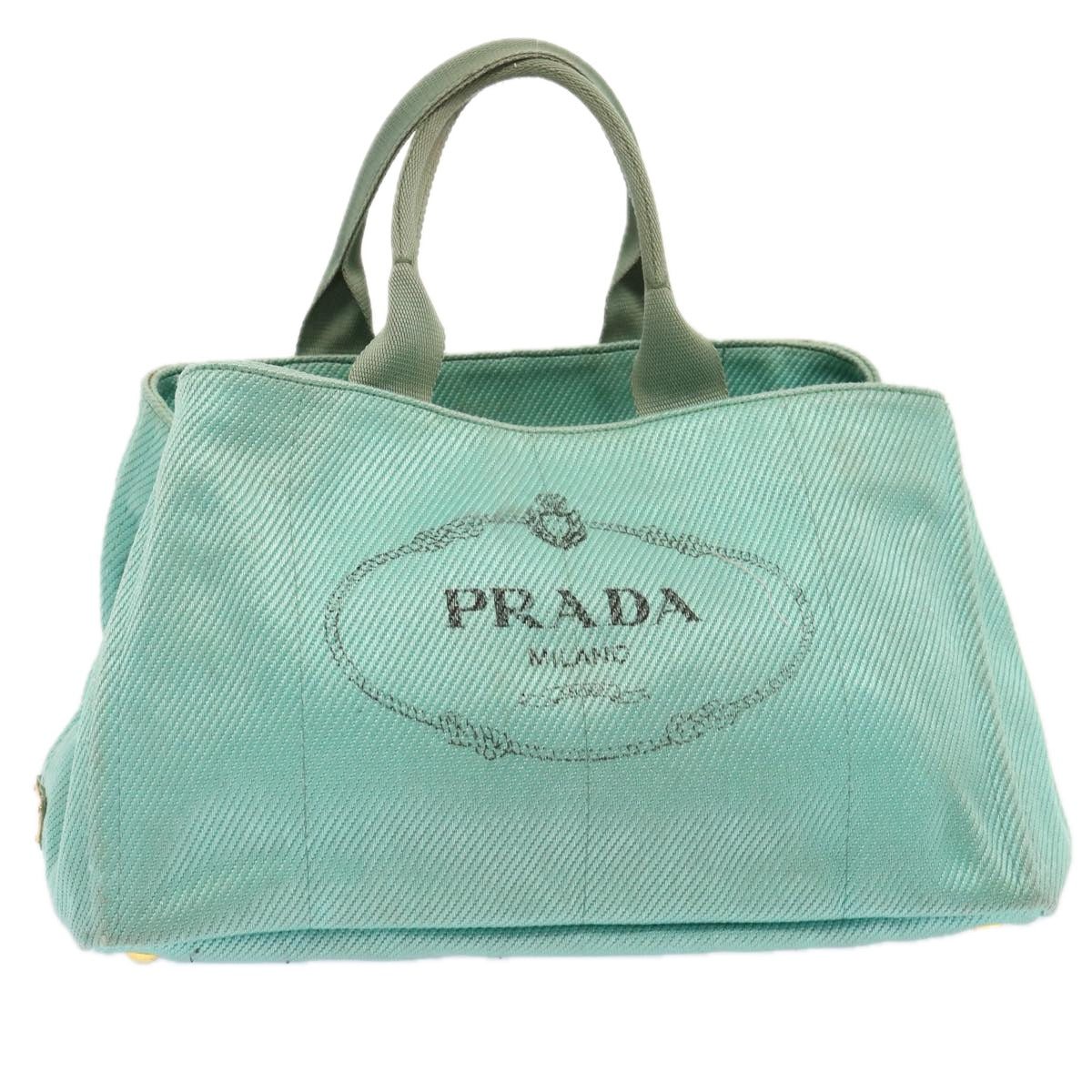 PRD Canapa GM Hand Bag Canvas Blue Auth 72696