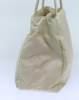 PRD Hand Bag Nylon Beige Auth 72704