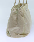 PRD Hand Bag Nylon Beige Auth 72704
