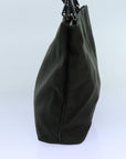 PRD Hand Bag Nylon Khaki Auth 72729
