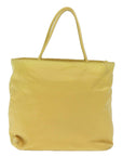 PRD Hand Bag Nylon Yellow Auth 72745