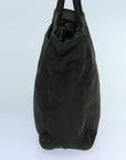 PRD Hand Bag Nylon Khaki Auth 72784