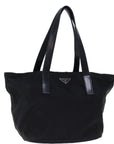 PRD Hand Bag Nylon Black Auth 72864