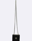A81633 Black Lambskin Trend CC Gold Mini Cross Bag CH