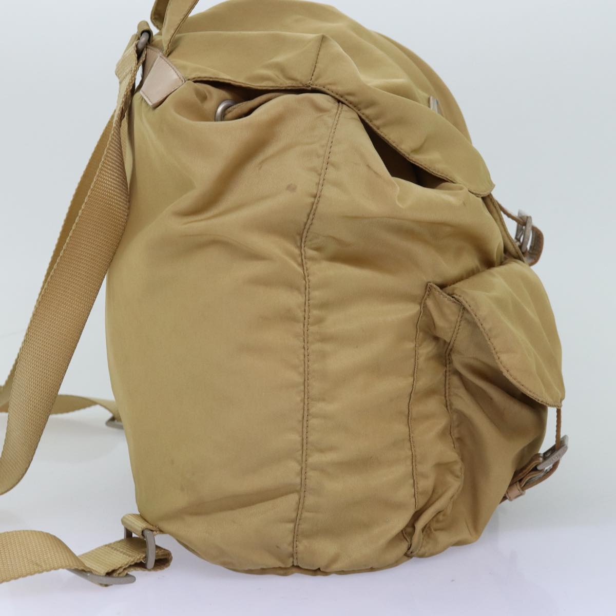 PRD Backpack Nylon Beige Auth 73873