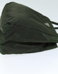 PRD Hand Bag Nylon Khaki Auth 73881