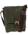 BBERRY Black label Shoulder Bag Nylon Khaki Auth 74255