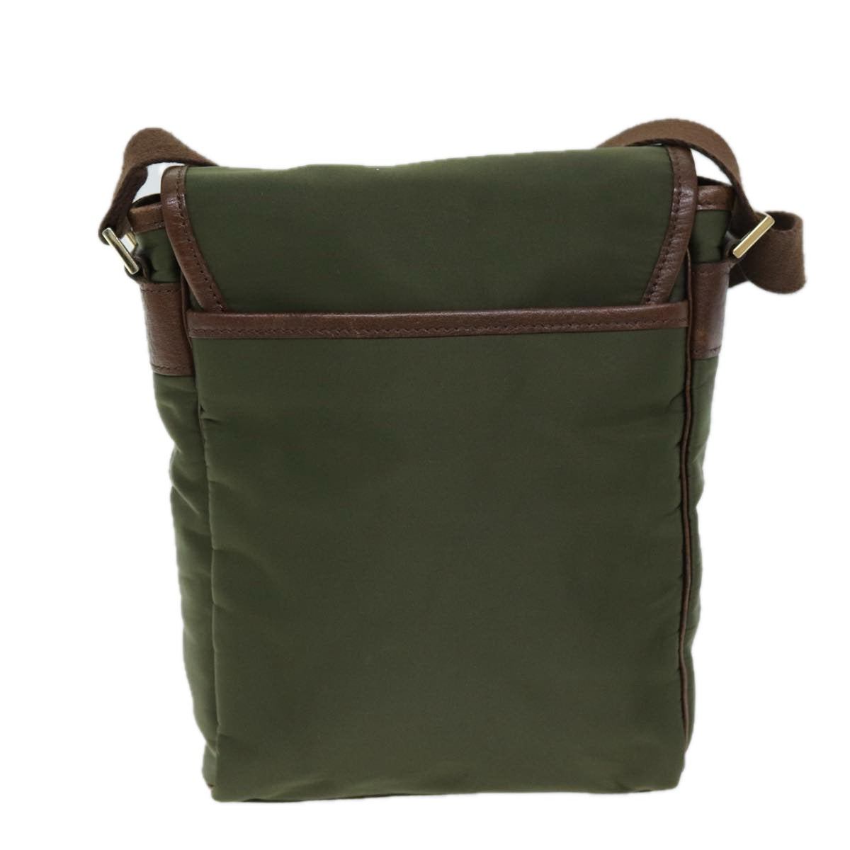 BBERRY Black label Shoulder Bag Nylon Khaki Auth 74255