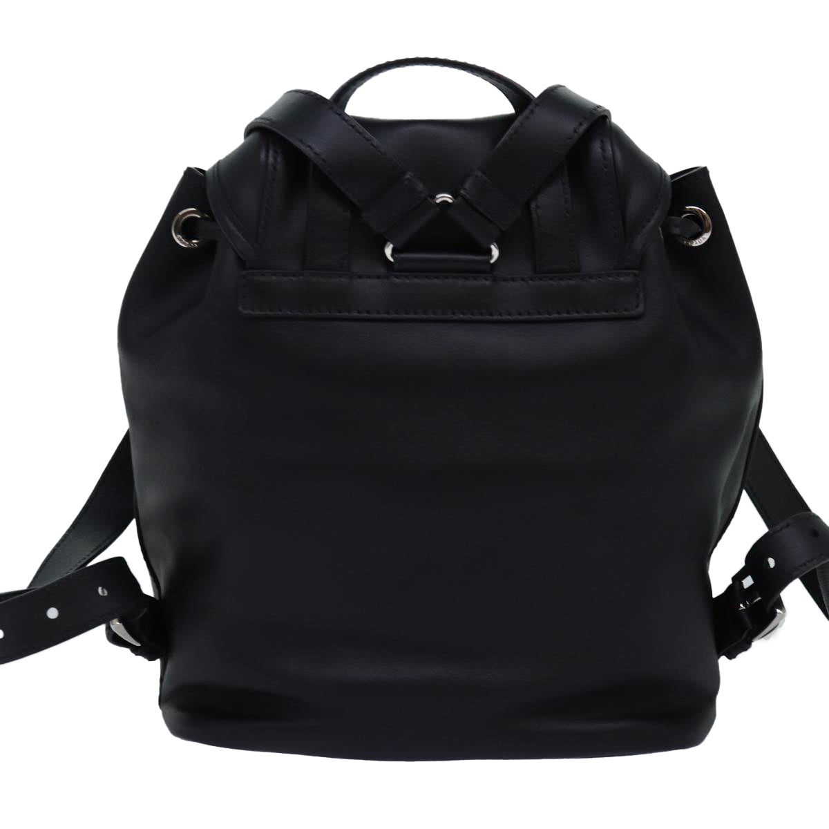 PRD Backpack Leather Black Auth 74278A