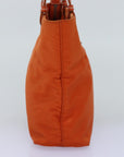 PRD Hand Bag Nylon Orange Auth 74418