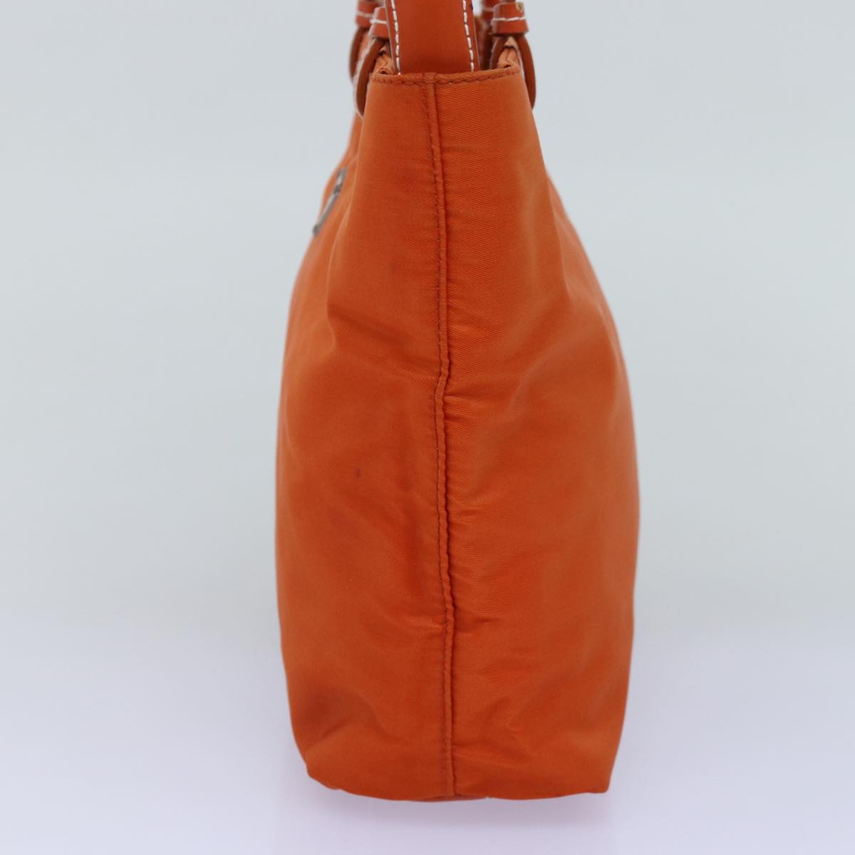 PRD Hand Bag Nylon Orange Auth 74418